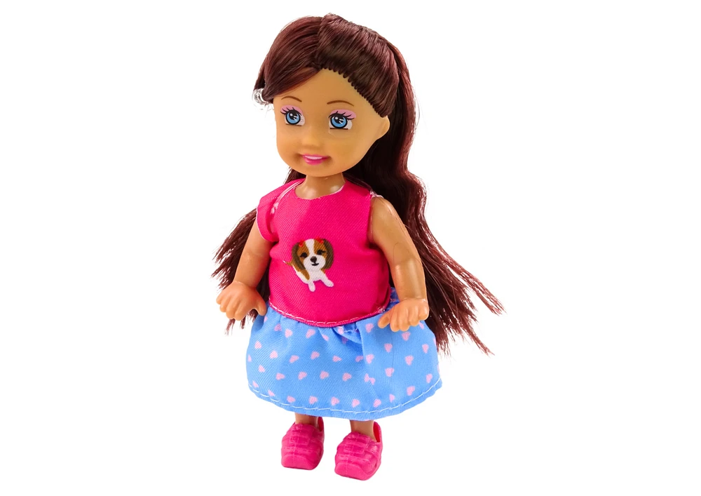 Lėlė su priedais Lean Toys, 16 vnt..