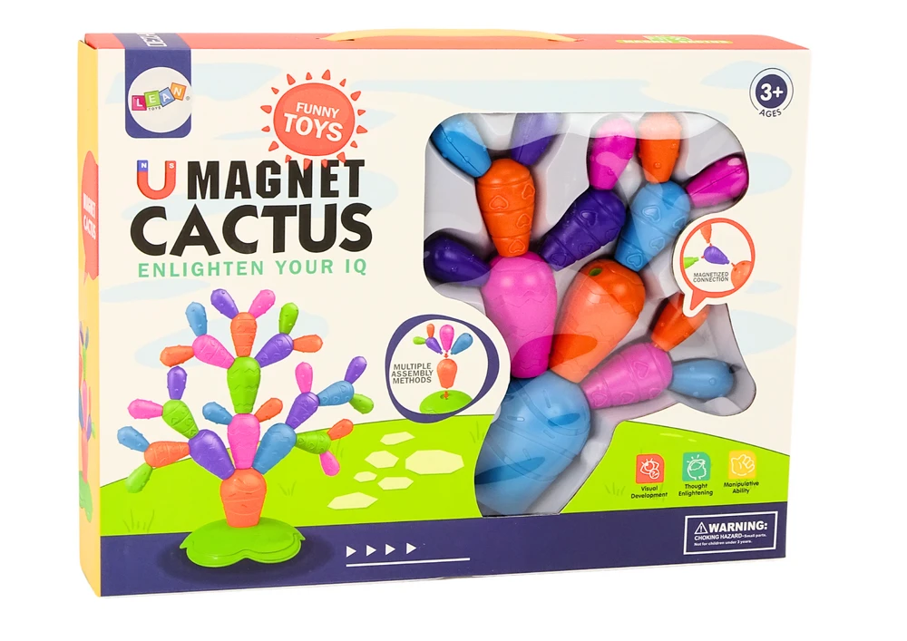 Lean Toys Magnetinis konstruktorius, 16 vnt.