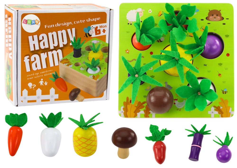 Dėlionė Lean Toys Atminties žaidimas Morkos