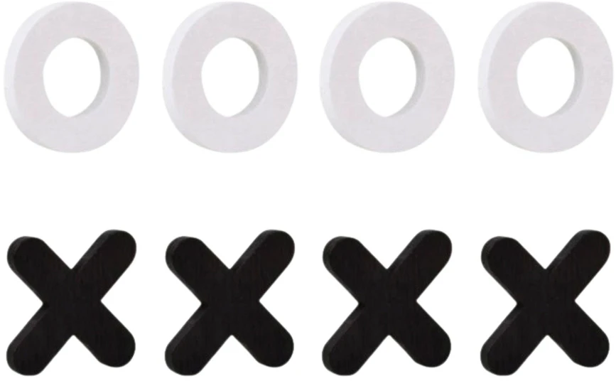 Lean Toys Tic-tac-toe strateginis loginis medinis žaidimas