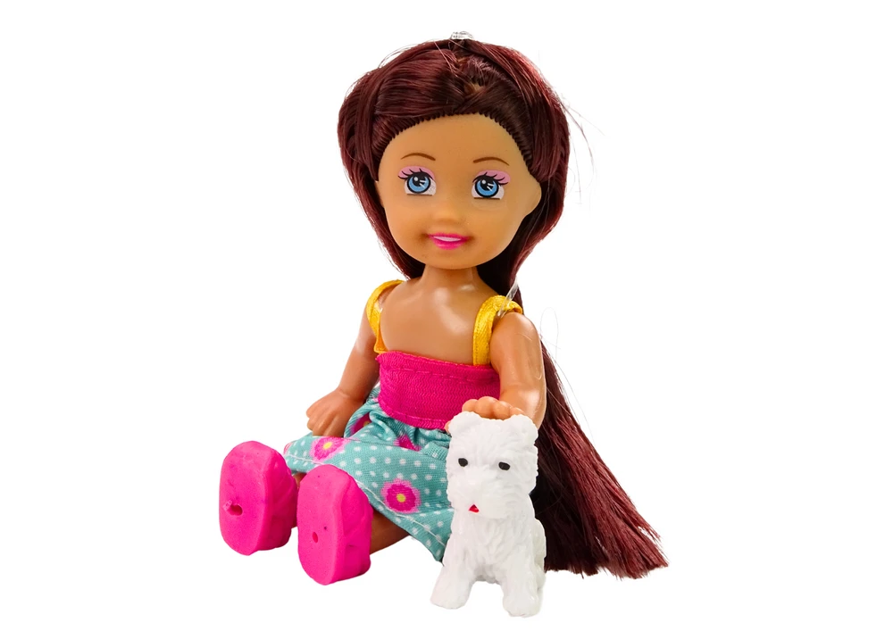 Lean Toys Lėlė su gyvūnėliu Little Animal Doll