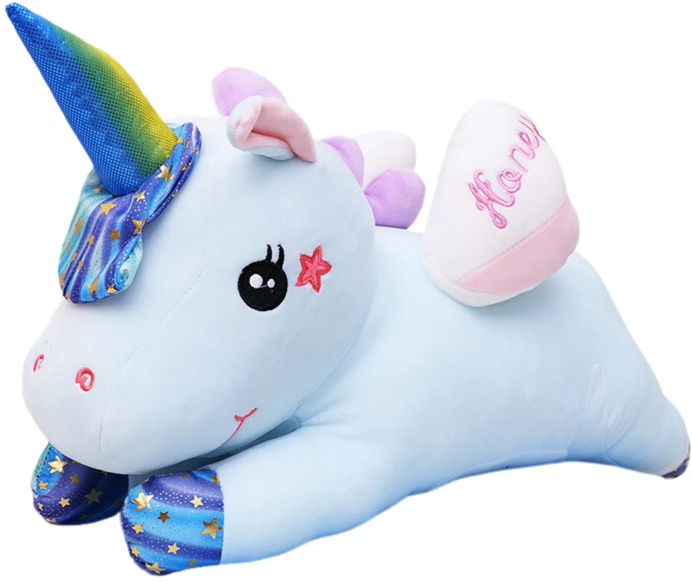 Lean Toys Pliušinis vienaragis 55 × 30 × 22 cm