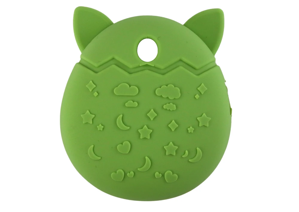 Lean Toys Katės formos silikoninis dėklas Tamagotchi žaislui