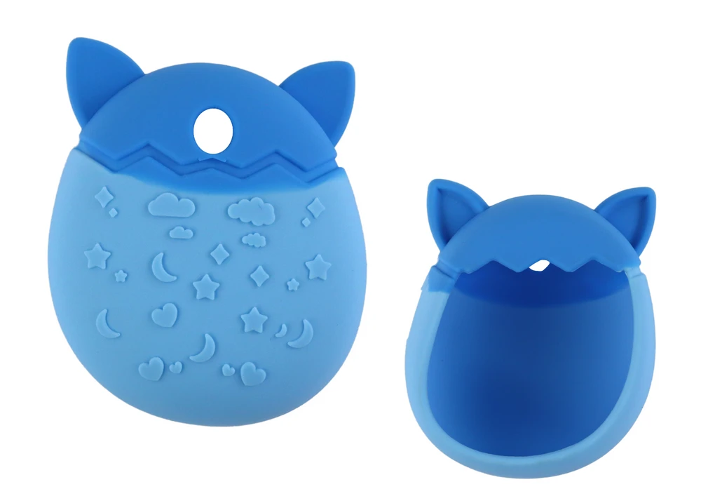 Lean Toys Katės formos silikoninis dėklas Tamagotchi