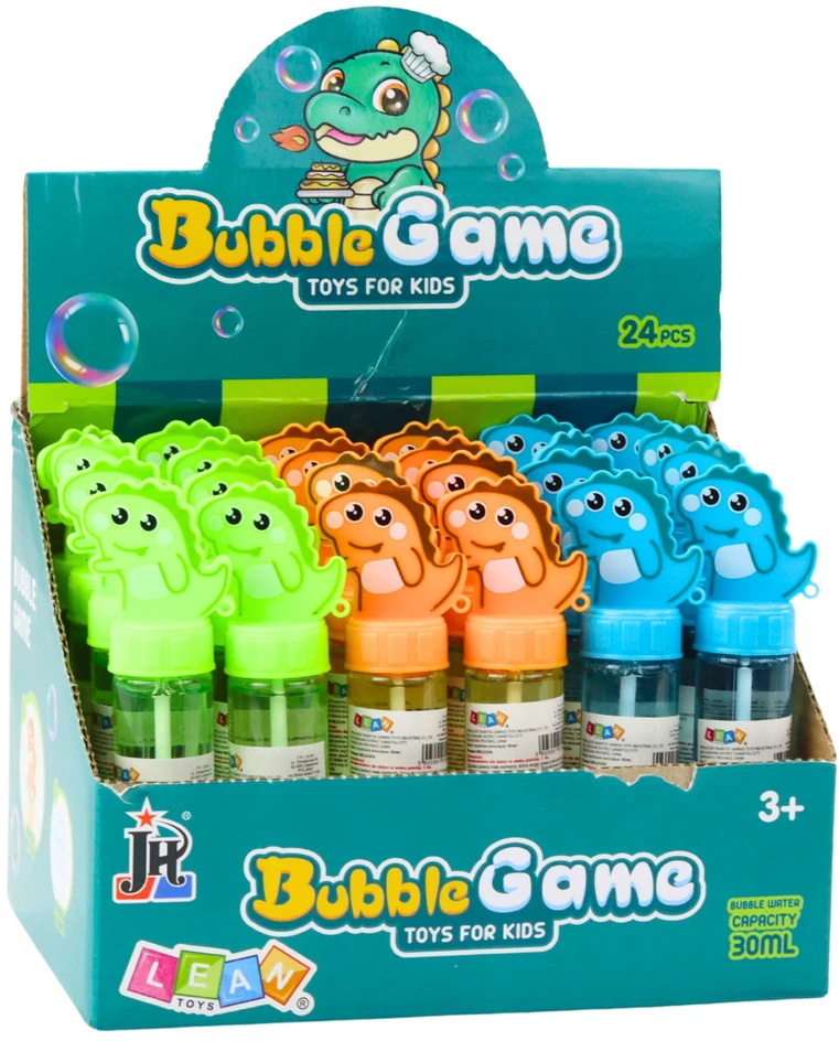 Lean Toys Muilo burbulai vaikams su dinozauru, 13 cm, 30 ml