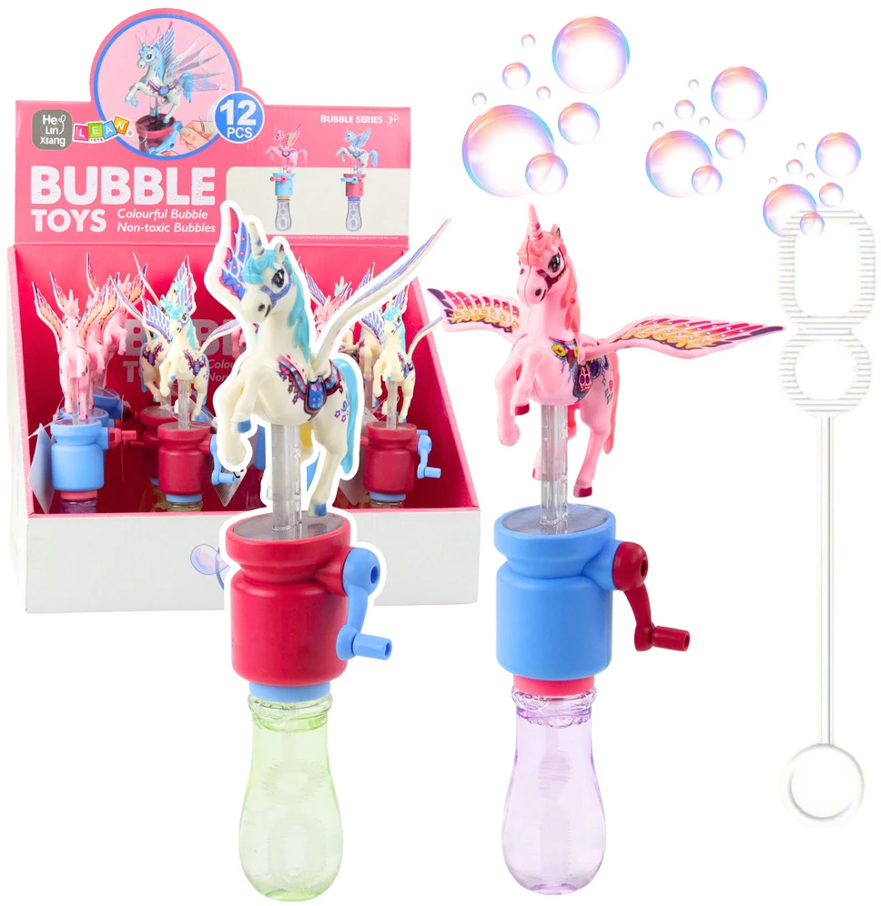 Lean Toys Muilo burbulų žaislas su vienaragiu 23 cm