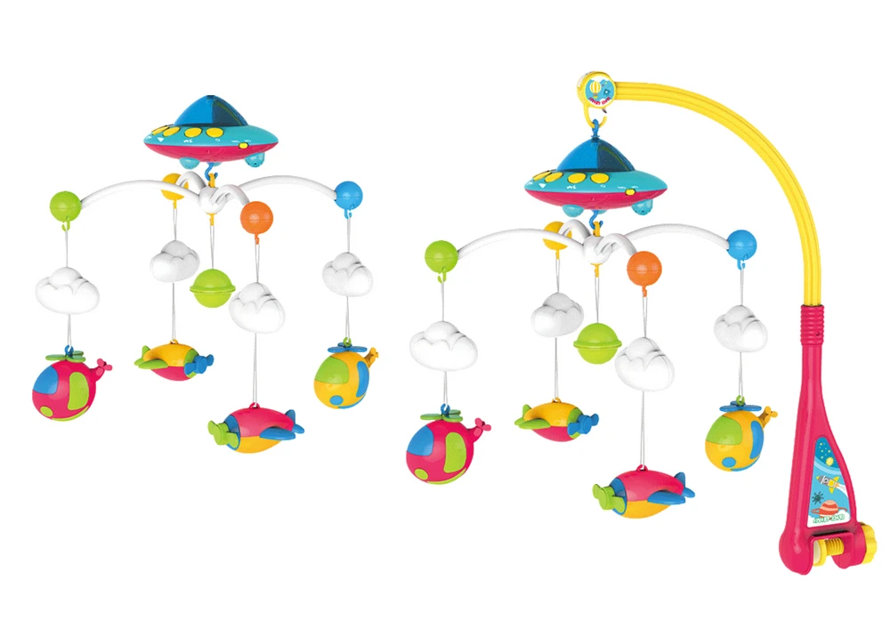 Lean Toys Vaikiška karuselė su projektoriumi ir 108 melodijomis