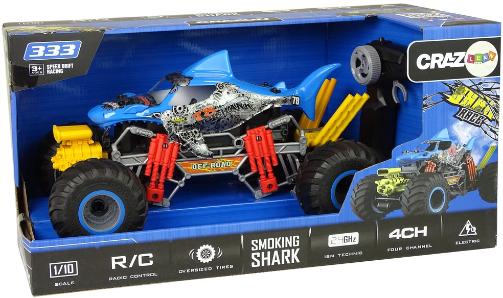 Lean Toys Radijo bangomis valdomas visureigis iki 15km/h