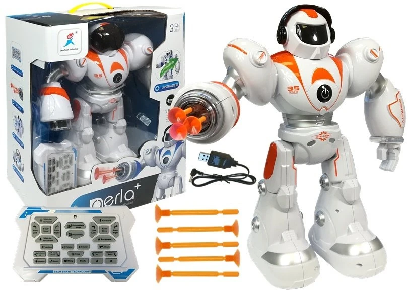 Lean Toys Nuotoliniu būdu valdomas robotas R/C
