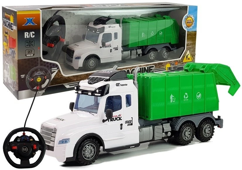 Lean Toys Nuotoliniu būdu valdomas šiukšliavežis