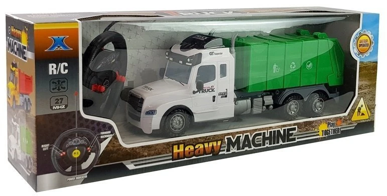 Lean Toys Nuotoliniu būdu valdomas šiukšliavežis