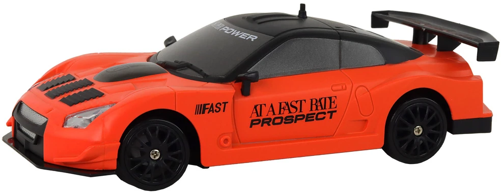 Lean Toys Nuotoliniu būdu valdomas sportinis automobilis 1:24 su keičiamais ratais