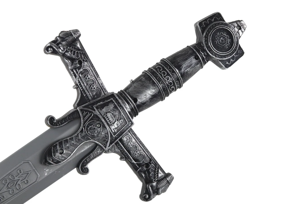 Lean Toys Plastikinis kardas su mūšio garsais, 80 cm
