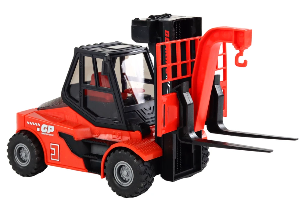 Lean Toys Žaislinis šakinis krautuvas, 1:16