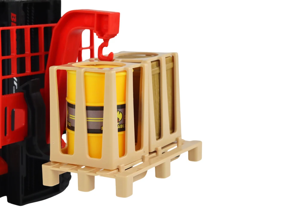 Lean Toys Žaislinis šakinis krautuvas, 1:16