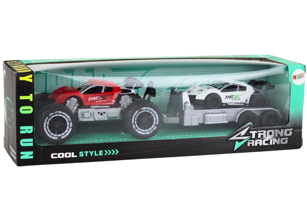 Automobilių rinkinys Lean Toys