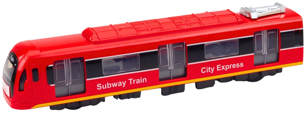Lean Toys Metro traukinys raudonas