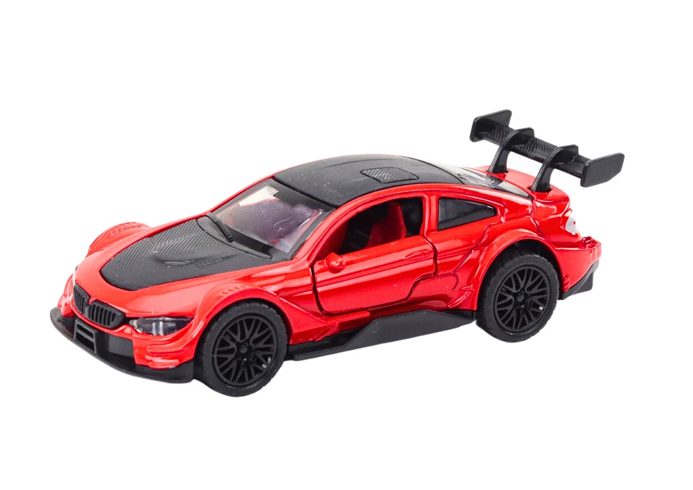 Lean Toys Raudonas sportinis automobilis 1:32