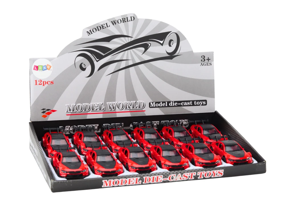 Lean Toys Raudonas sportinis automobilis 1:32