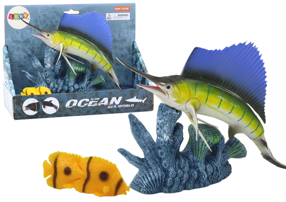 Lean Toys Kardžuvių Figūrėlė su Koralinio Rifo Žuvimis