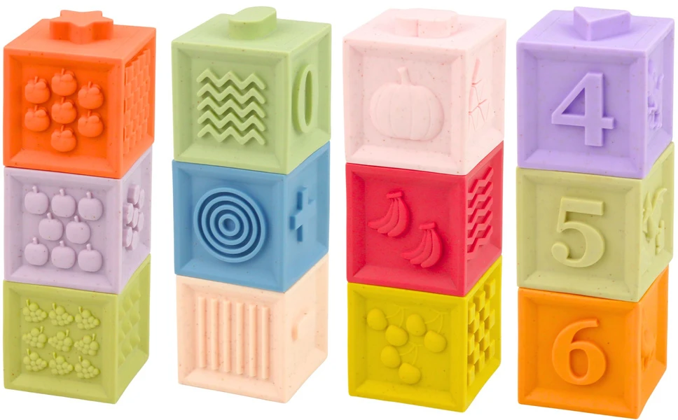 Lean Toys Kaladėlės 5 x 5 cm 12 vnt.
