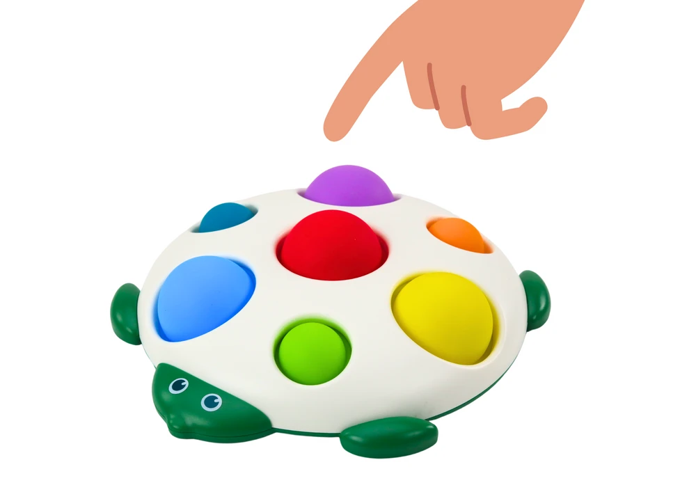 Lean Toys Sensorinis žaislas vėžlys vaikams