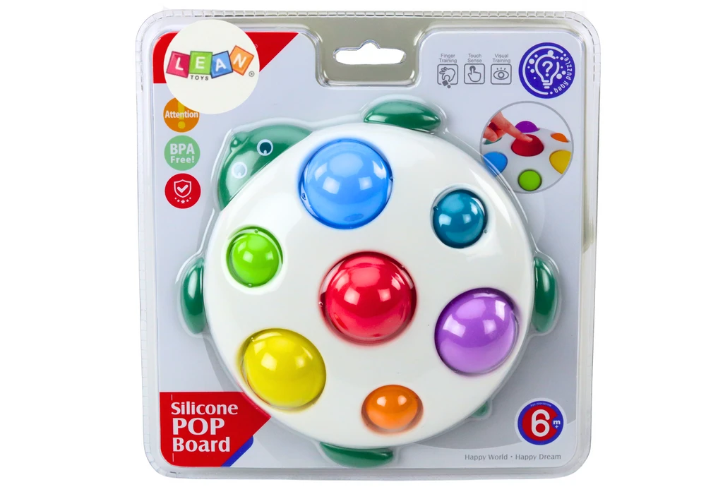 Lean Toys Sensorinis žaislas vėžlys vaikams