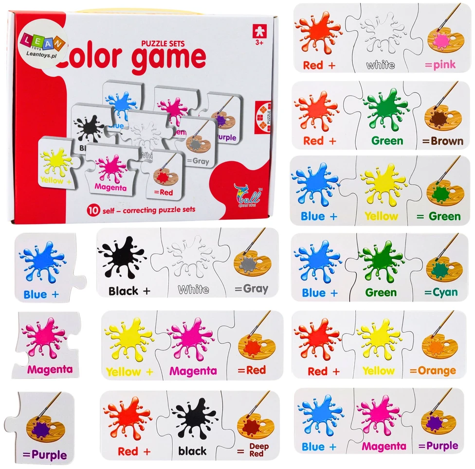 Lean Toys Edukacinė dėlionė