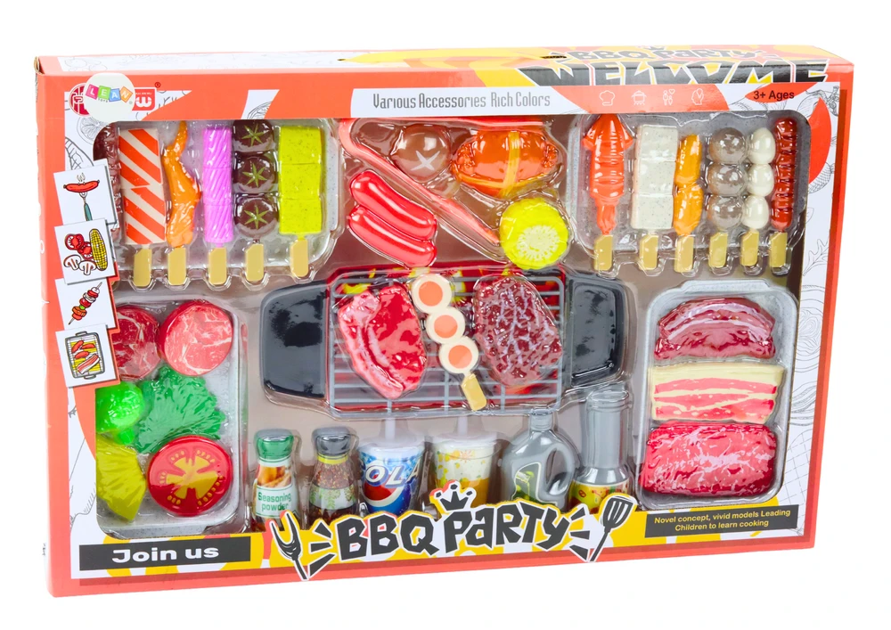 Lean Toys Vaikiškas grilio rinkinys su priedais