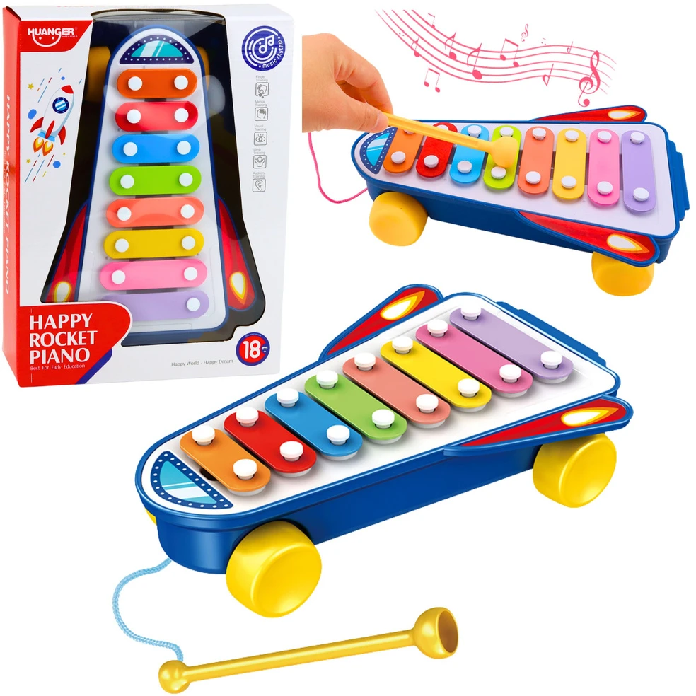 Lean Toys Ksilofonas mėlynas