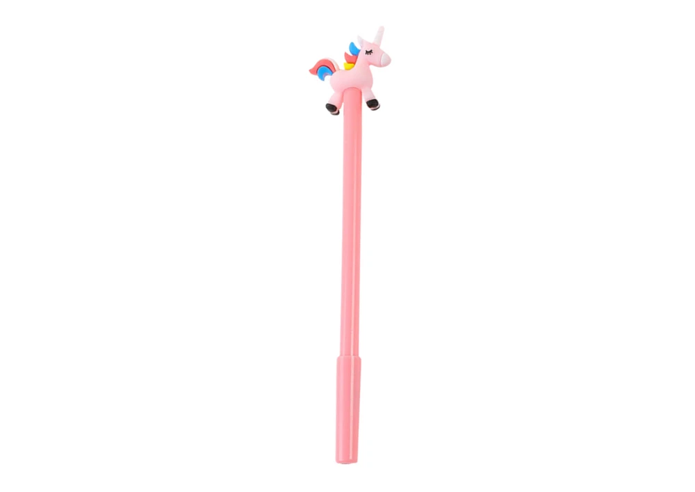 Lean Toys Rašiklis su vienaragiu, 18 cm, įvairios spalvos