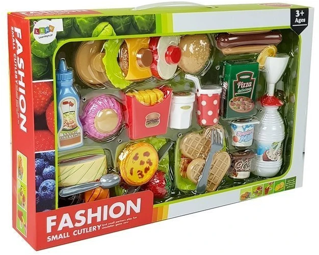 Žaislinio maisto rinkinys Lean Toys Burgeriai