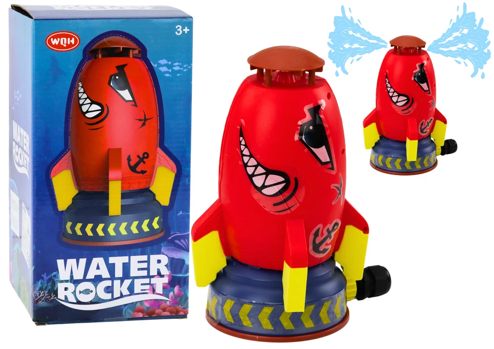 Lean Toys Žaislinė vandens raketa su purkštuvu 23.5x17x17 cm