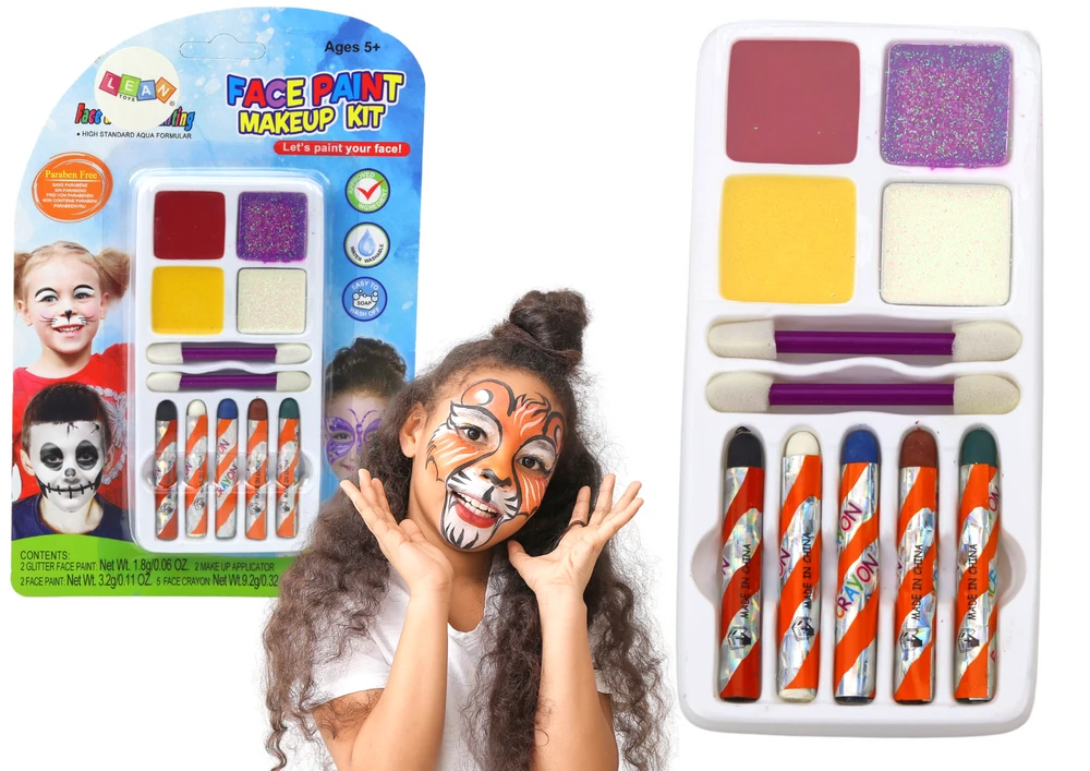 Veido dažų rinkinys Lean Toys