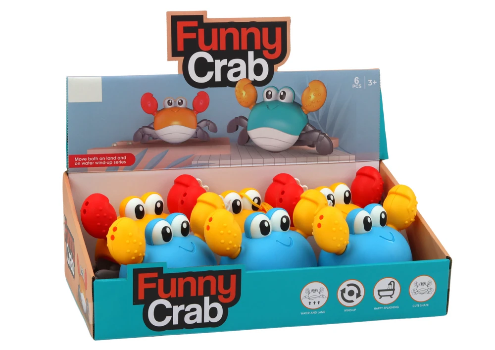Lean Toys Krabų Žaislas Maudynėms