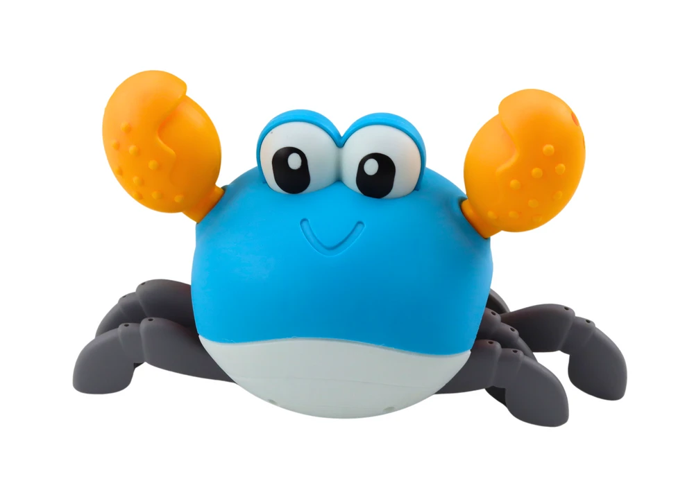 Lean Toys Vonios žaislas - mėlynas užsukamas krabas
