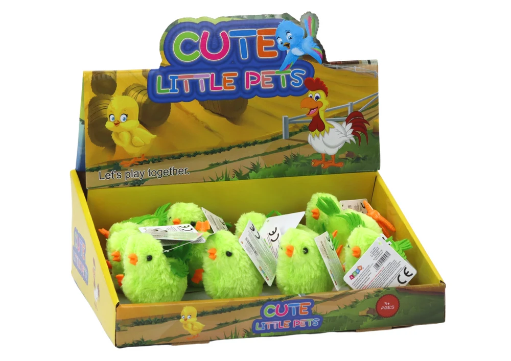 Šokinėjantis viščiukas Lean Toys, žalias