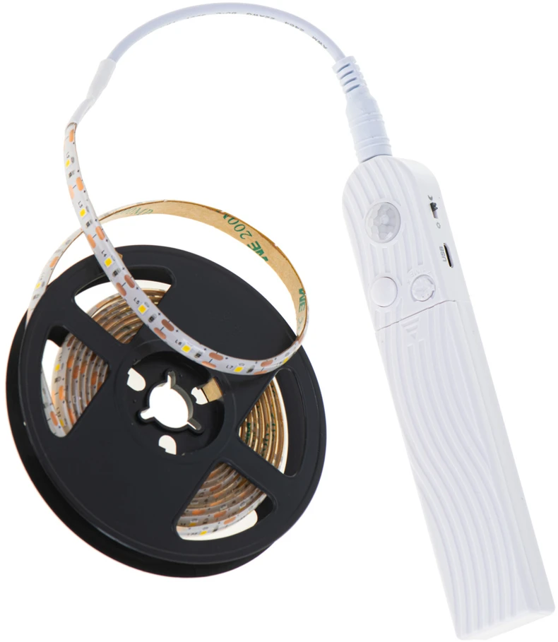 Maitinama LED juosta su judesio jutikliu 2 m