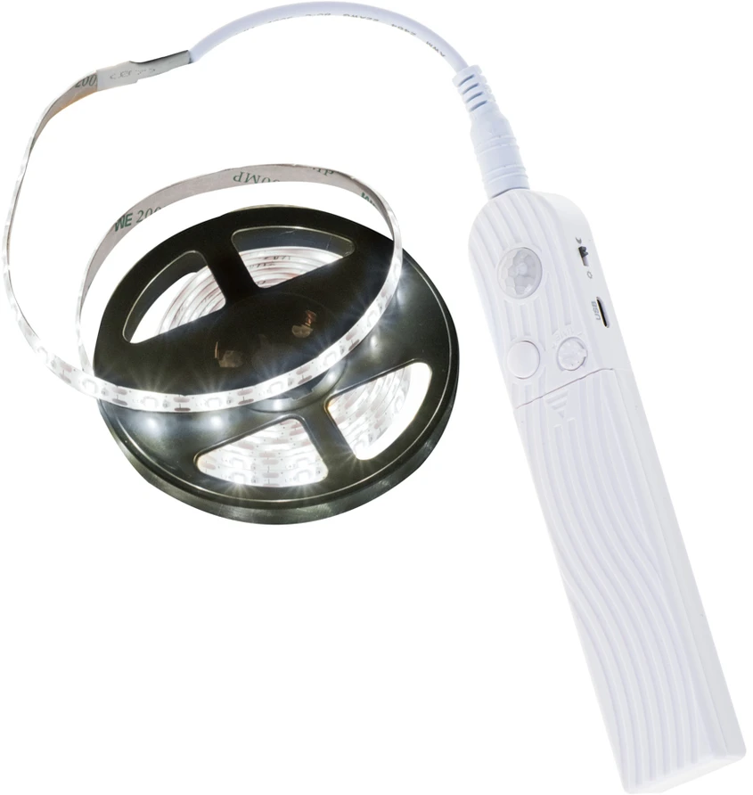 Maitinama LED juosta su judesio jutikliu 2 m