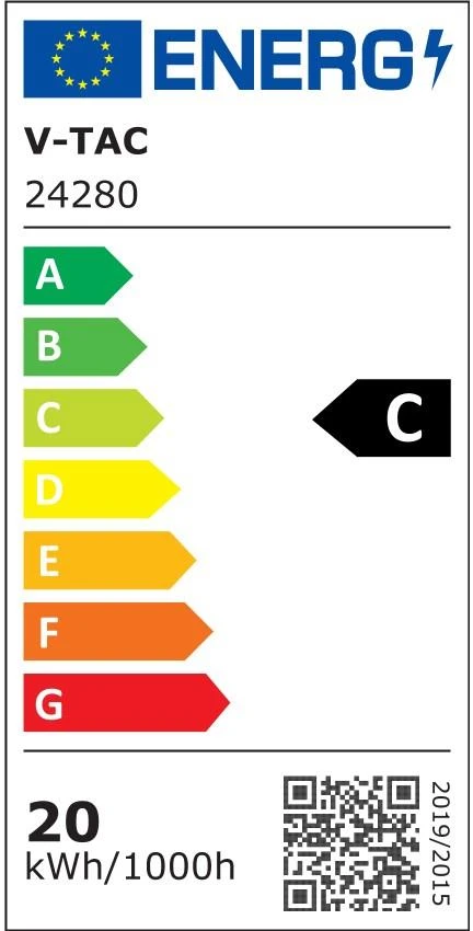 20W LED panelė, 60x60cm, balta, 4000K