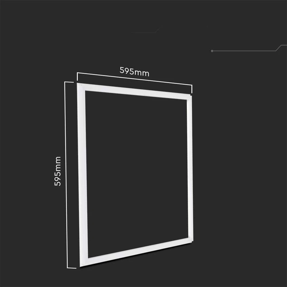 48W LED panelė - šviečiantis rėmelis, 60x60cm, baltas, 3000/4000/6500K