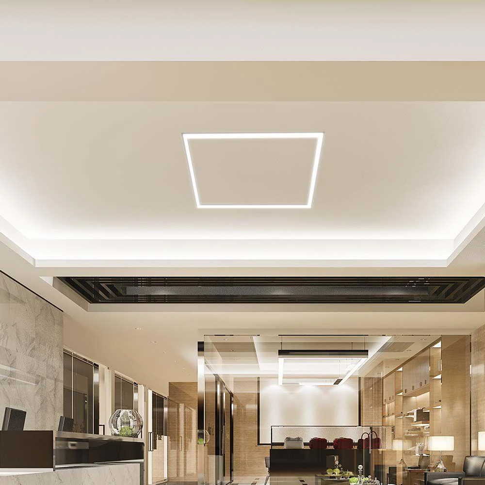 48W LED panelė - šviečiantis rėmelis, 60x60cm, baltas, 3000/4000/6500K