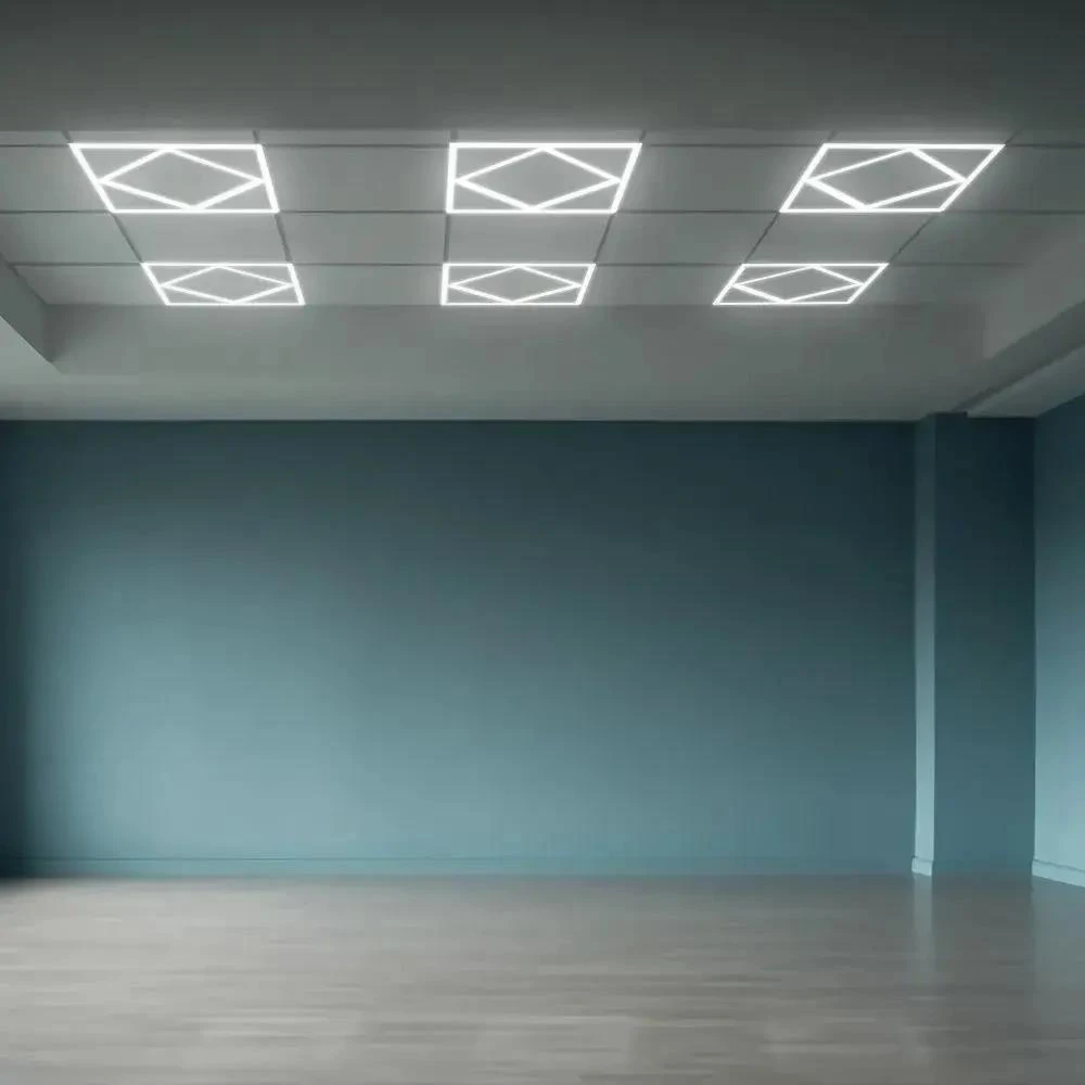 64W LED panelė - šviečiantis rėmelis, 60x60cm, baltas, 6500K