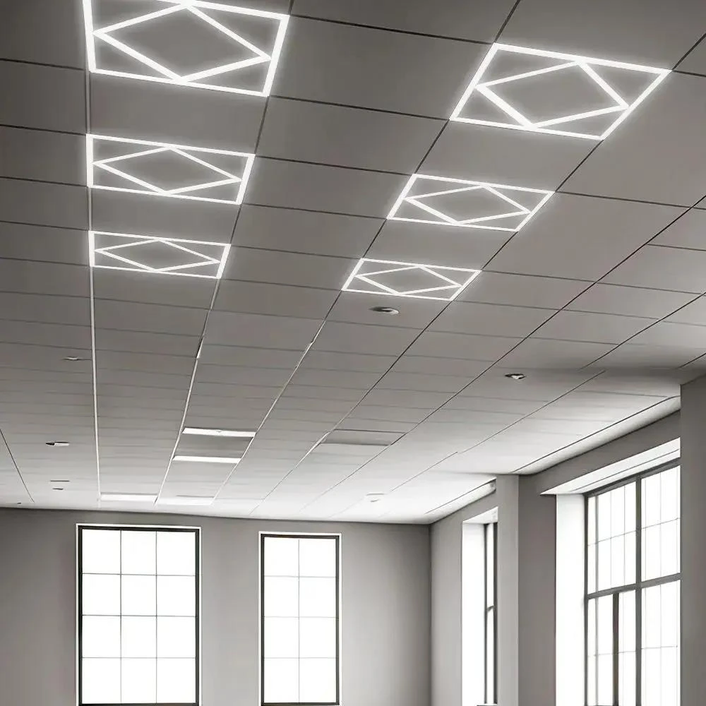 64W LED panelė - šviečiantis rėmelis, 60x60cm, baltas, 6500K