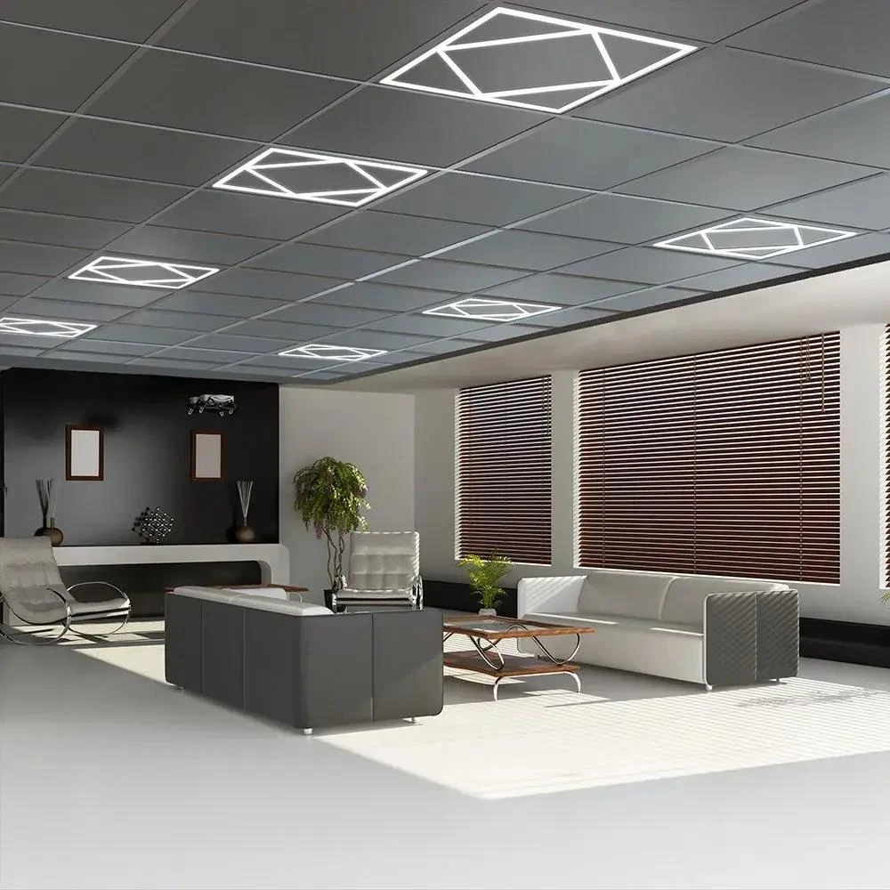 64W LED panelė - šviečiantis rėmelis, 60x60cm, baltas, 6500K