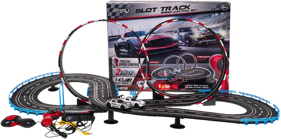 Lenktynių trasa MAX SPEED su automobiliais