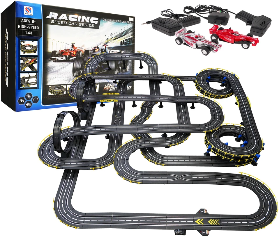Ramiz Lenktynių trasa Mega Race Track Crazy Loop 1:43