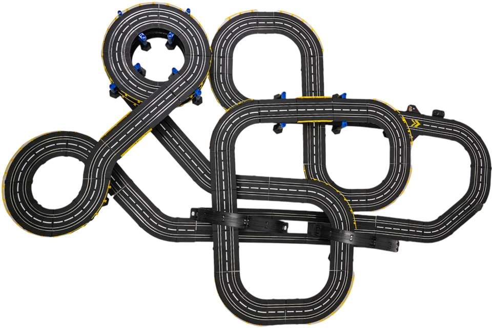 Lenktynių trasa Mega Track R/C su nuotoliniu valdymu