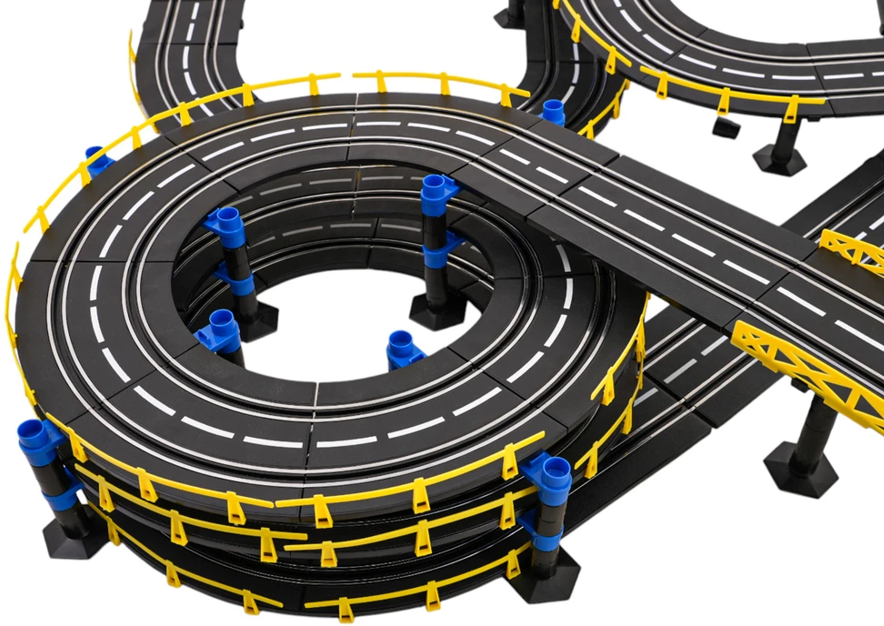 Lenktynių trasa Mega Track R/C su nuotoliniu valdymu