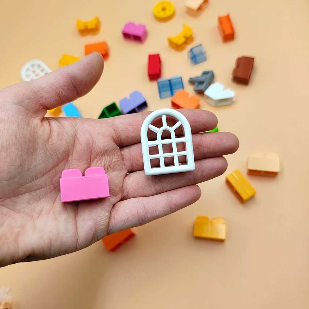 Little Architect Edukaciniai konstruktoriaus kiti 350 elementų, vaikams nuo 5 metų, gyvūnų modeliai